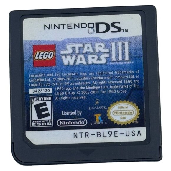 Lego Star Wars III Nintendo DS Game Cartridge - Picture 1 of 2